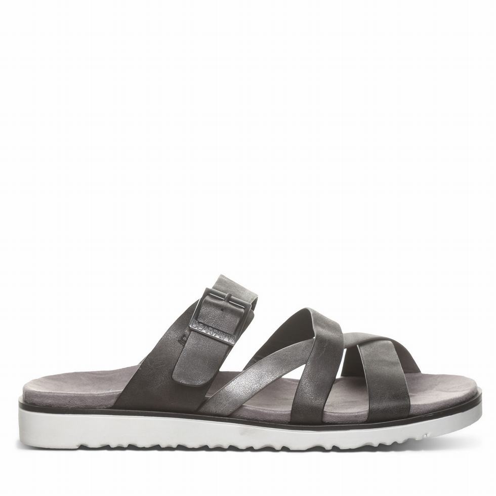 Sandalias Bearpaw Rhodes Mujer Negras | IFK7576RW