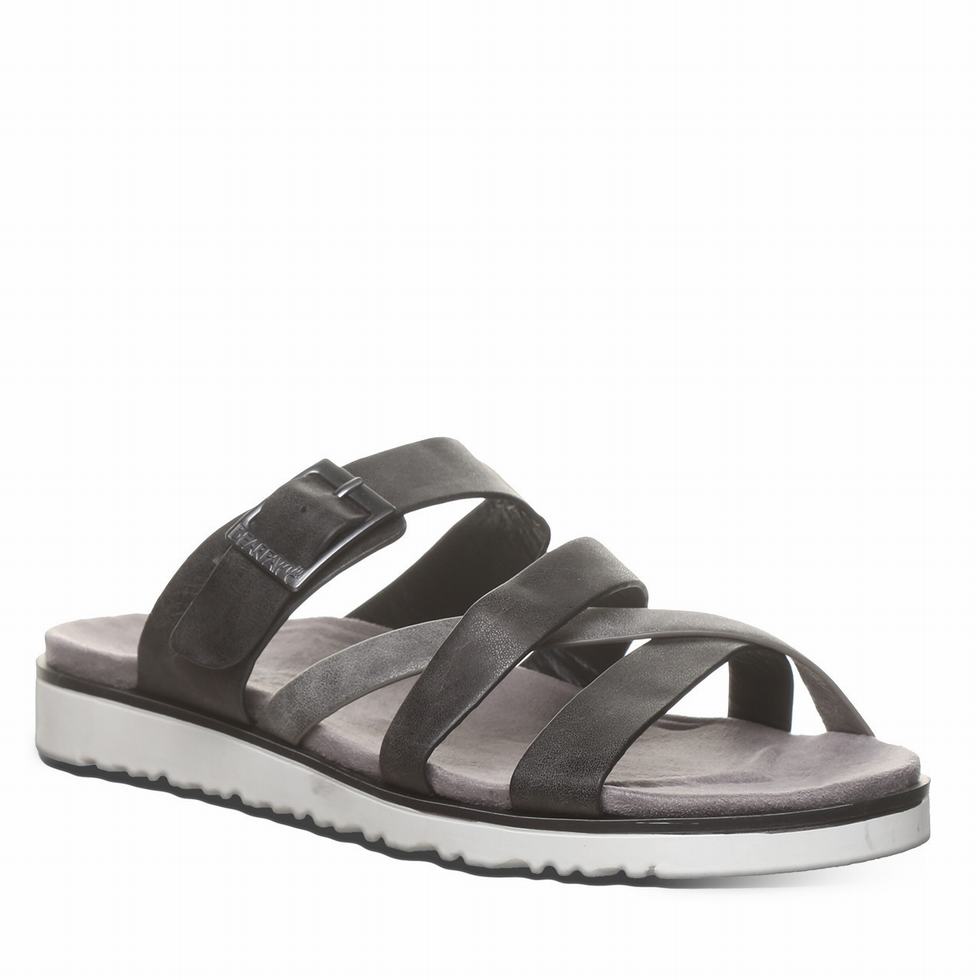 Sandalias Bearpaw Rhodes Mujer Negras | IFK7576RW