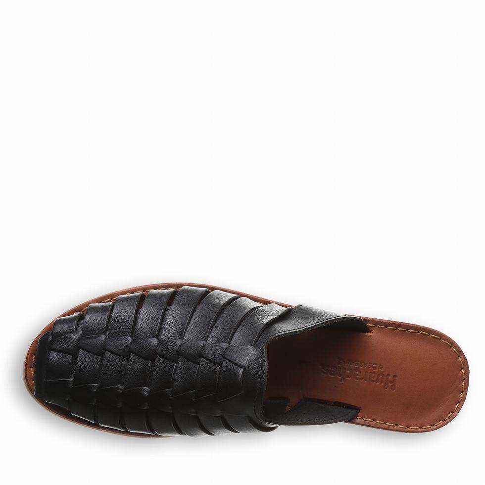 Sandalias Bearpaw Zelda Mujer Negras | OKV6976LV