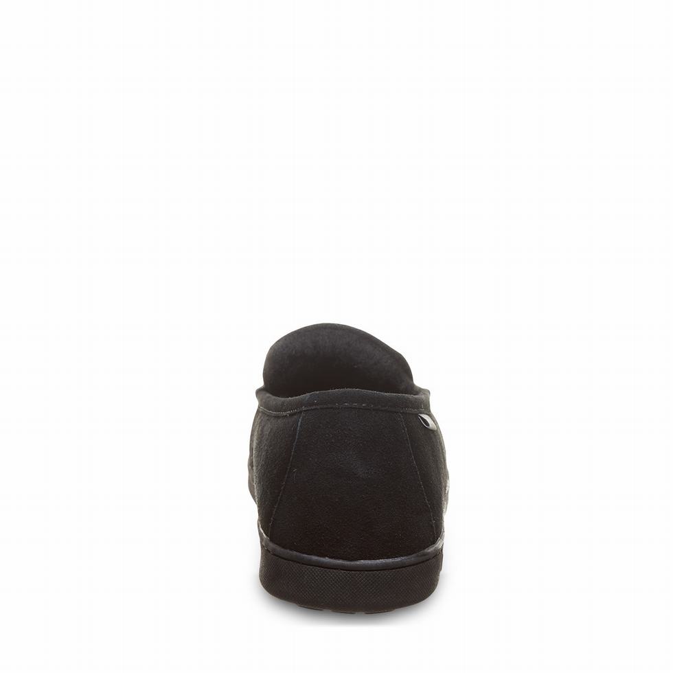 loafers Bearpaw Brian Hombre Negras | YUO6069LA